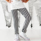 Espresso Striped | (SLIM) LEGGING