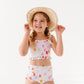 Painted Dotty: Ruffle Bandeau TWO-PIECE