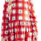 Plaid Trees L/S Pocket Twirl Dress