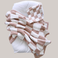Checkered Plush Lovey | Latte