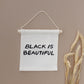 black is beautiful hang sign