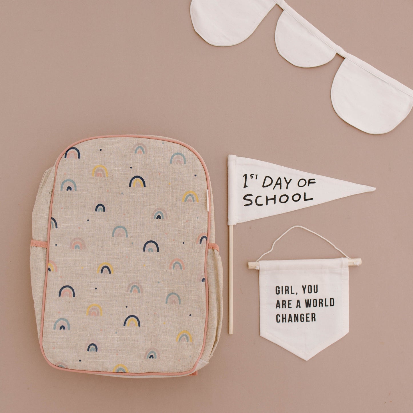 first day of school pennant