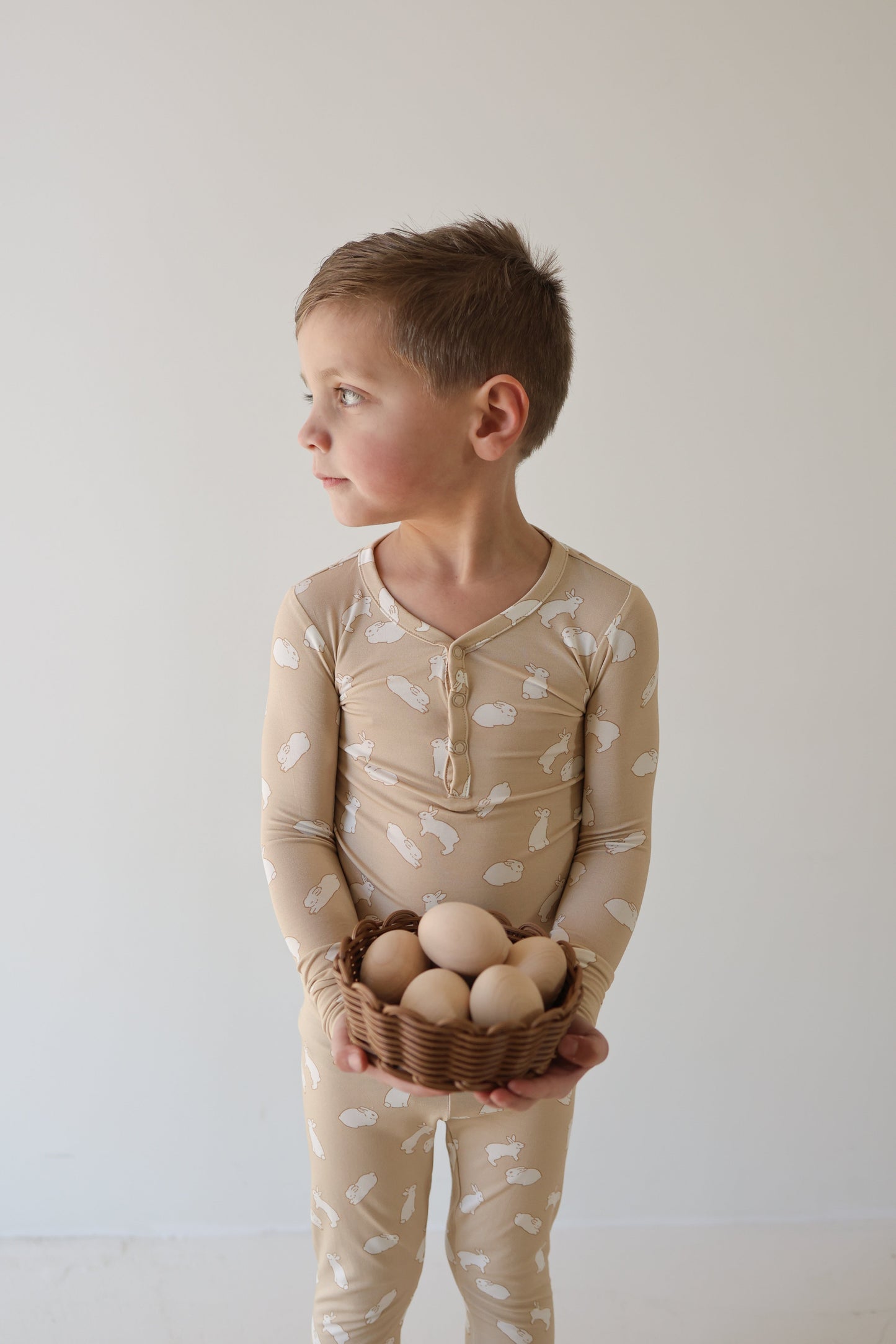 Bamboo Two Piece Pajamas | Bunnies