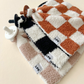 Checkered Plush Lovey | Copper