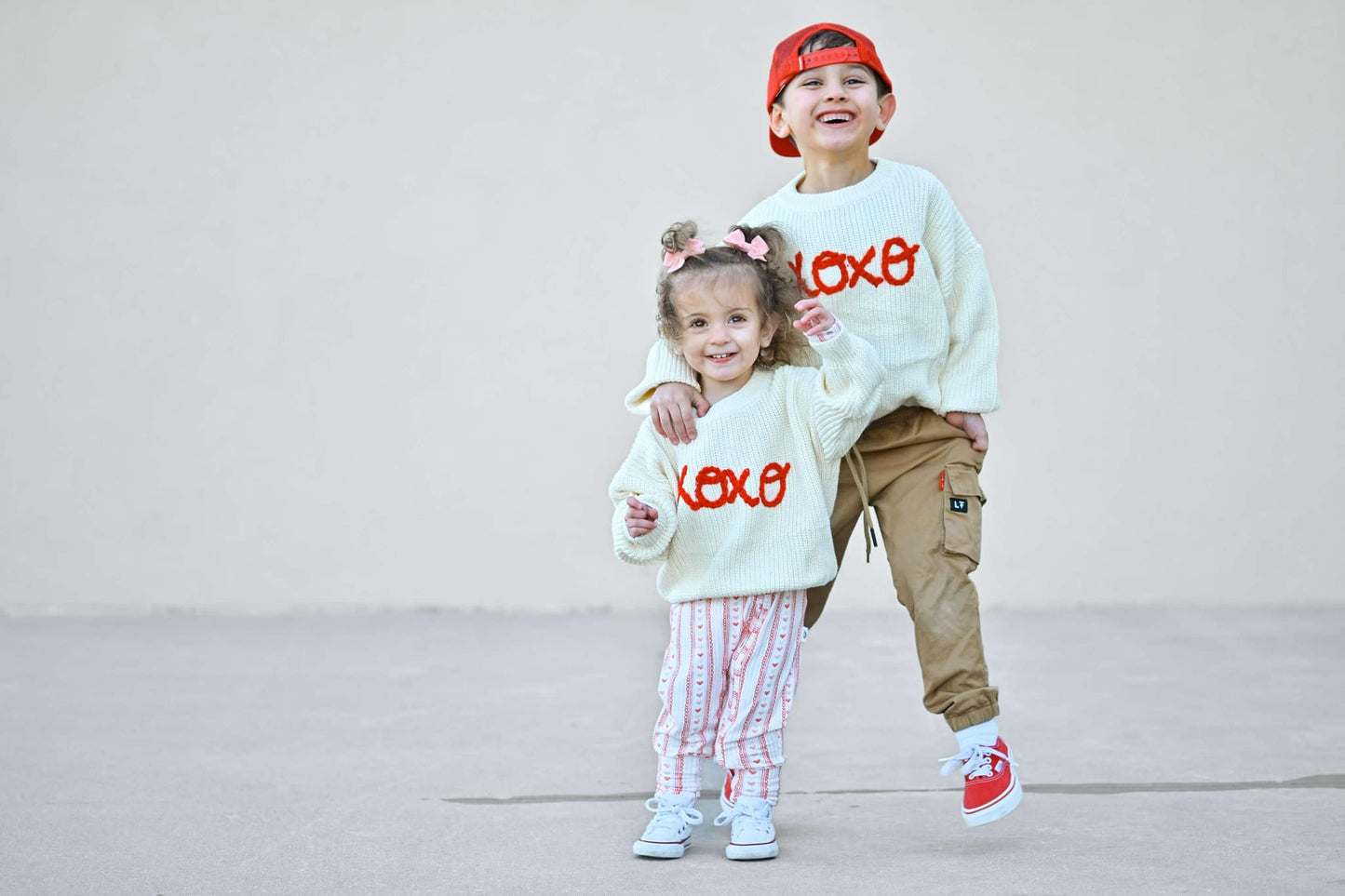 XOXO Hand Embroidered Sweater