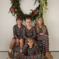 Bamboo Two Piece Pajamas | Holiday Stripe