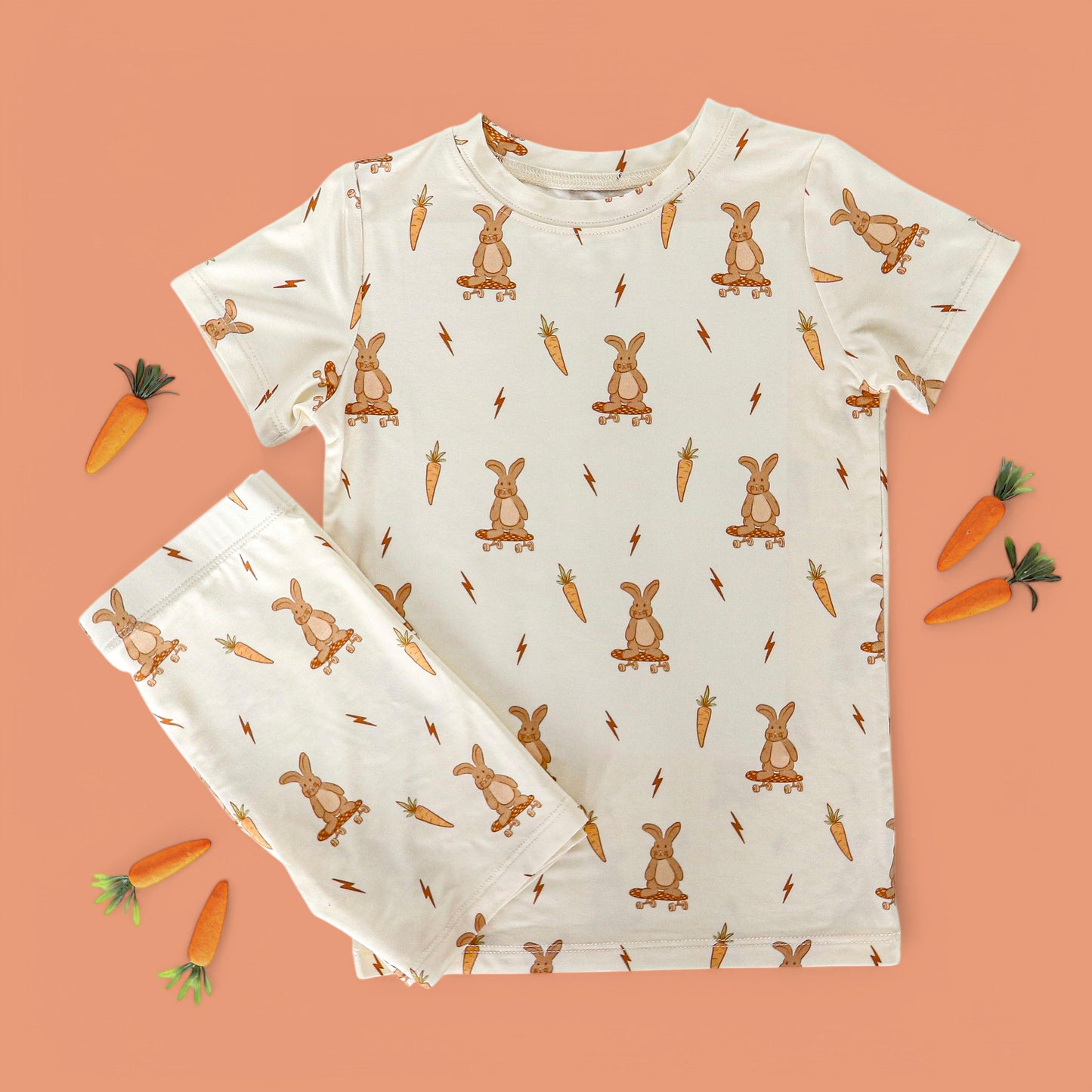 ROLLIN' RABBITS DREAM SHORT SET