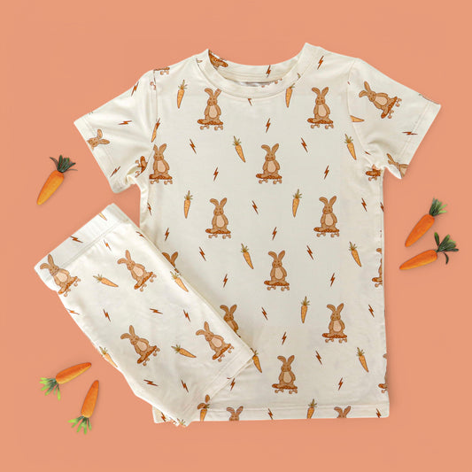 ROLLIN' RABBITS DREAM SHORT SET