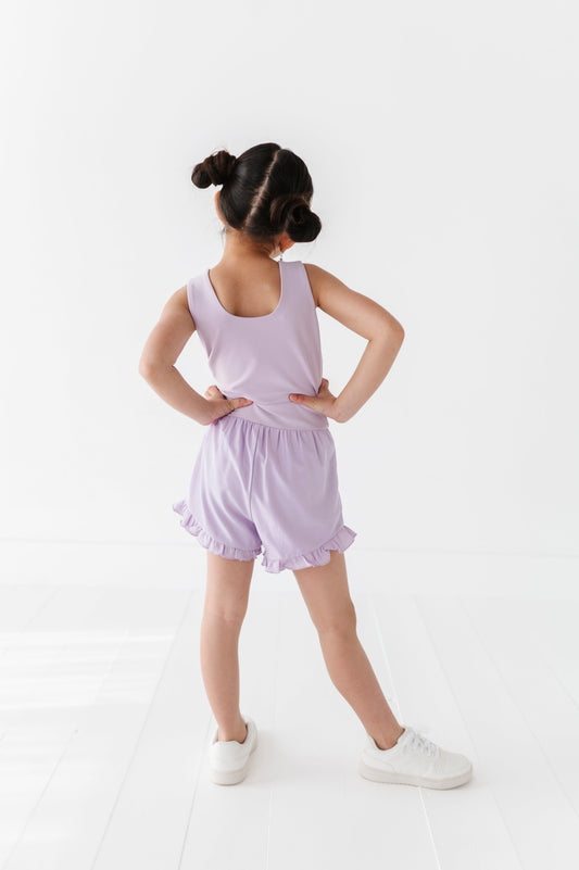 Very Violet | Ruffle Romper