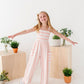 Pink Coastal | Stripe Romper