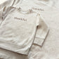 Thankful Embroidered Original Child Sweatshirt