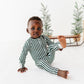 Green Stripes | ZIP ROMPER