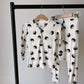 Bamboo Two Piece Pajamas | Black & White Yin Yang