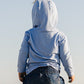 Bamboo Hoodie in Hydrangea Blue