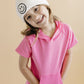 Terry Cargo Shorts Set | Pink