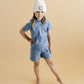 Cargo Shorts Set | Blue