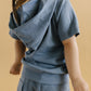 Cargo Shorts Set | Blue