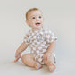 Checkered Shorts Set | Latte