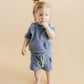 Cargo Shorts Set | Blue