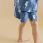Shorts Set | Blue Bolts