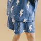 Shorts Set | Blue Bolts