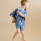 Shorts Set | Blue Bolts