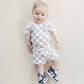 Checkered Shorts Set | Latte
