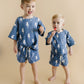 Shorts Set | Blue Bolts