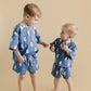 Shorts Set | Blue Bolts