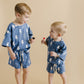 Shorts Set | Blue Bolts