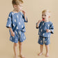 Shorts Set | Blue Bolts