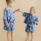 Shorts Set | Blue Bolts