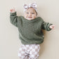 Chunky Knit Sweater | Green