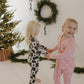 Bamboo Two Piece Pajamas | Christmas Tree Checkerboard