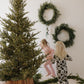 Bamboo Two Piece Pajamas | Christmas Tree Checkerboard