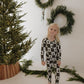 Bamboo Two Piece Pajamas | Christmas Tree Checkerboard