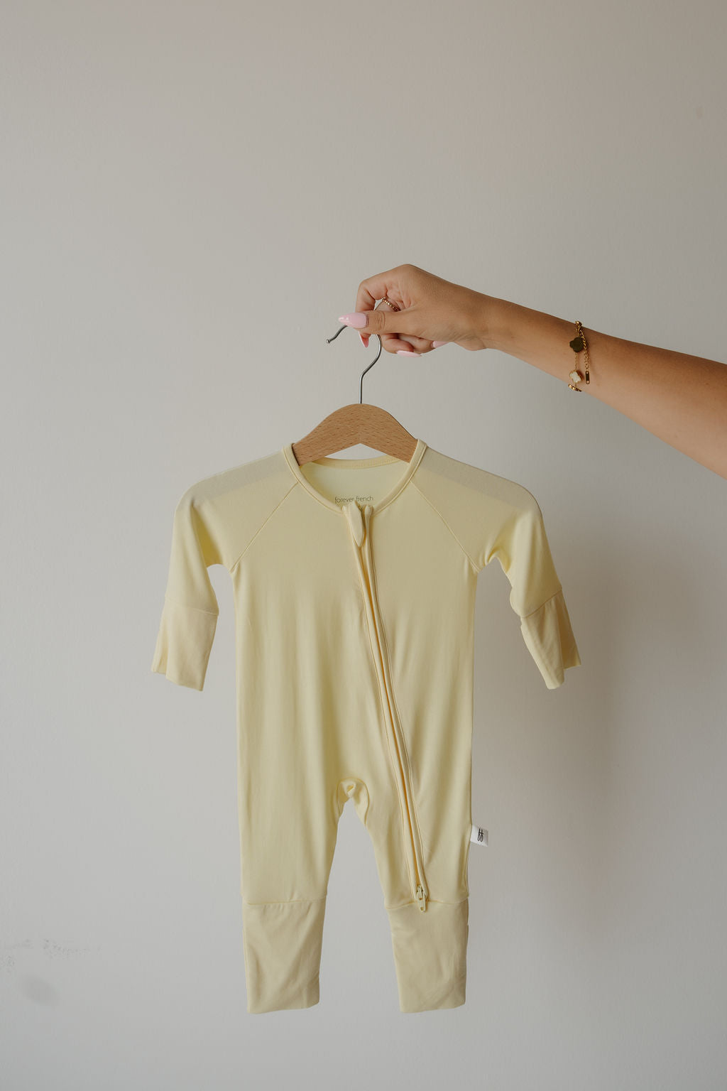 Bamboo Zip Pajamas | Sunny