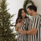 Short Sleeve Women's Bamboo Pajamas | Fireside Stripe
