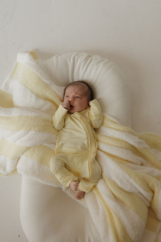 Bamboo Zip Pajamas | Sunny