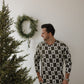 Men's Bamboo Pajamas | Christmas Tree Checkerboard