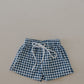Child Board Short | Blue Gingham