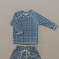 Child Board Short | Blue Gingham