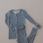 Bamboo Two Piece Pajamas | Blue Gingham