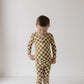 Bamboo Two Piece Pajamas | Olive Checkerboard