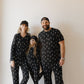 Bamboo Two Piece Pajamas | Midnight Lightning Bolt