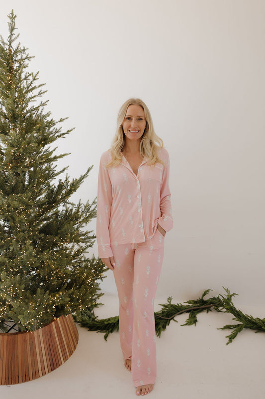 Long Sleeve Women's Bamboo Pajamas | Nutcracker