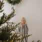 Bamboo Two Piece Pajamas | Fireside Stripe