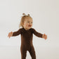 Bamboo Zip Pajamas | Coffee Bean