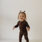 Bamboo Zip Pajamas | Coffee Bean