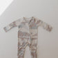 Bamboo Zip Pajamas | Camo